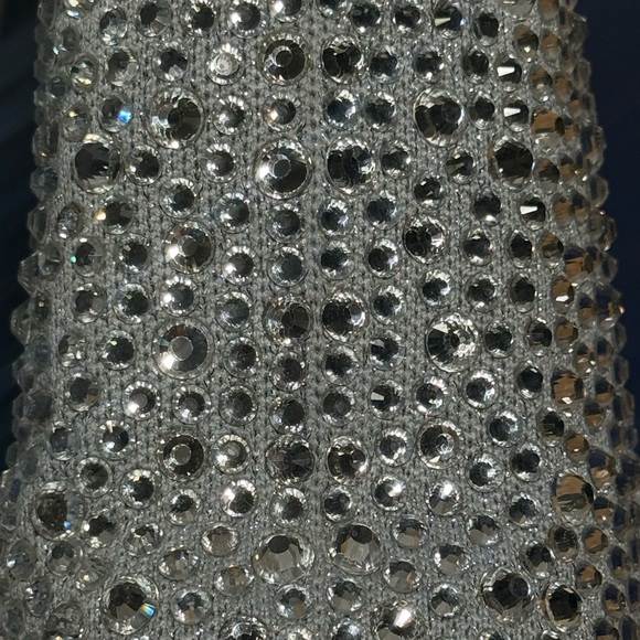 Michael Kors Silver Crystal Sneakers - Picture 7 of 8